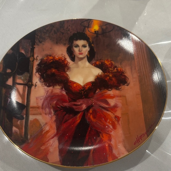 13Decorative Plates all gone with the wind collection